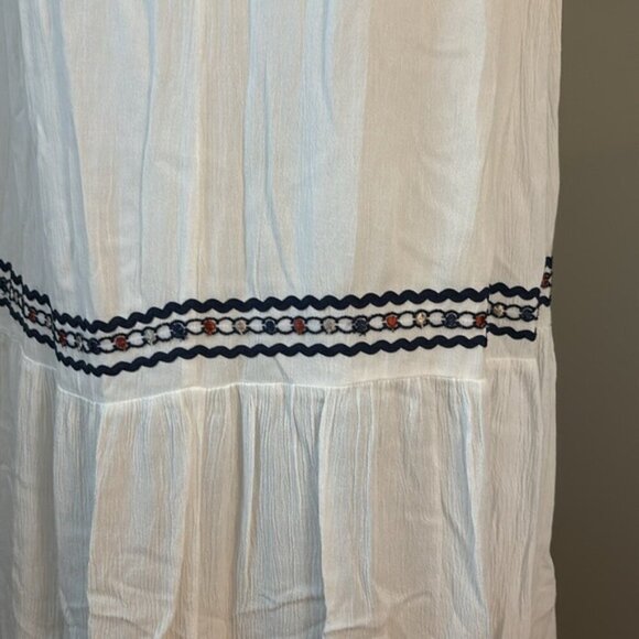 Now + Gen by Sonoma Goods For Life® Embroidered Midi Shirtdress Sz XS - Picture 10 of 12